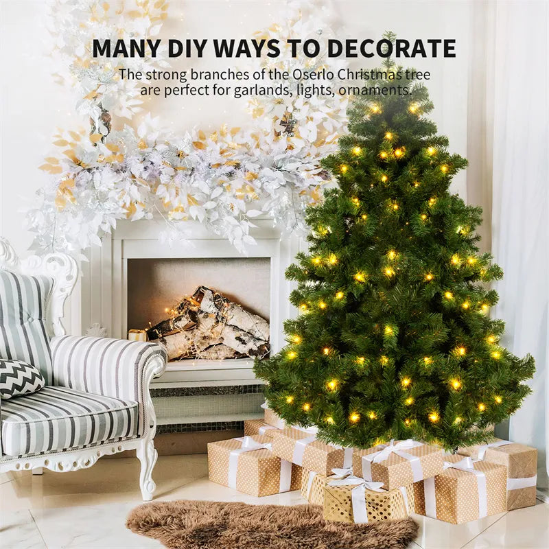 Luxury Artificial Christmas Tree –  Realistic Pine, Holiday Home Décor (180–230 cm)